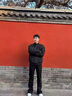 主意范（ZHUYIFAN）夾克男三防美式飛行春秋穿搭一整套立領(lǐng)棒球服外套短款工裝沖鋒衣 黑色夾克 XL 130-150斤 曬單實(shí)拍圖
