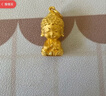 周大福佛公佛童 足金黃金吊墜(工費260)約5.35g EOF213生日禮物 曬單實(shí)拍圖