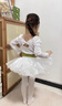 舞東方（E．Dance）兒童舞蹈服女童秋冬長(cháng)袖絲絨練功服芭蕾舞裙中國舞跳舞形體演出服 果綠色【體服+紗裙】 105 (高101-105cm 重22-25斤) 曬單實(shí)拍圖