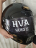 HVA摩托車頭盔夏季騎行Hero二代復(fù)古全盔夏季男女通用3C認(rèn)證大碼頭盔 熾蛇金冠【贈(zèng)鏡片+頭套+耳機(jī)】 2XL（61cm-62cm） 曬單實(shí)拍圖