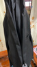 羅蒙西服套裝男士商務(wù)修身西裝男職業(yè)正裝小西服新郎伴郎結婚禮服外套 黑色雙扣【西服+西褲+襯衫】 XL /175【115-130斤】+7件禮品 曬單實(shí)拍圖
