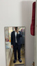 杉杉【抗皺有型】西服套裝男士修身職業(yè)商務(wù)休閑工裝新郎服結婚禮服男 曬單實(shí)拍圖