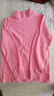AB內衣秋冬女保暖單件上衣基礎款秋衣半高領(lǐng)上衣打底衫 嫣紅 L 曬單實(shí)拍圖