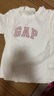 GAP女裝2025春季新款純棉發(fā)泡膠印logo短袖T恤常規(guī)休閑上衣727460 奶白色 M (165/84A) 亞洲尺碼 曬單實拍圖
