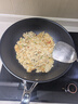 三禾炒鍋無(wú)涂層鈦不粘鍋少油煙平底炒菜鍋爐灶通用磁爐純鈦無(wú)涂層32cm 曬單實(shí)拍圖