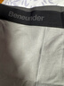 蕉下（beneunder）透氣男士內褲無痕底襠抗菌透氣平角褲棉質短褲頭四角褲三條裝 漫暮黑+霧霜藍+淺嶼灰 3條 XL 曬單實拍圖
