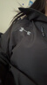安德瑪（Under Armour）戶(hù)外沖鋒衣男女兩件套加絨三合一可拆卸防風(fēng)防水登山服外套風(fēng)衣 女黑色【含內膽可拆卸】 L 曬單實(shí)拍圖