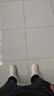 鴻星爾克男鞋秋季新款運動板鞋小白鞋子休閑厚底學生百搭板鞋51122101113 曬單實拍圖
