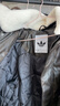 阿迪達斯 （adidas）三葉草系列 男 NEW PU PAD JKT 皮夾克短棉服 KF3691 黑色 XL 曬單實(shí)拍圖