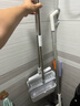 佳幫手折疊掃把簸箕套裝掃地掃帚兩件套家用旋轉笤帚防風(fēng)梳齒型畚箕 曬單實(shí)拍圖