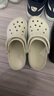 CROCS卡駱馳貝雅卡駱班洞洞鞋|205089 冬日白/彩色-1LI 39(240mm) 曬單實(shí)拍圖