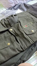 廣月藍春季耐磨迷彩服套裝男士春秋加厚軍訓服工作服勞保服工地工裝 軍綠581款【耐磨-耐燙】套裝 L 170/L碼【115-130斤】 曬單實(shí)拍圖
