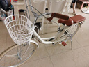 飛鴿（FLYING PIGEON）自行車(chē)成人通勤車(chē)自行車(chē)學(xué)生單車(chē)成人自行車(chē)通勤自行車(chē)女士自行車(chē) 標配奶油米|單速|(zhì)輻條輪+禮包 24寸適合150-170cm 曬單實(shí)拍圖
