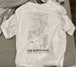 北面（The North Face）男女同款Map潮流印花短袖簡(jiǎn)約寬松戶(hù)外休閑T恤2025春夏新款8DC3 FN4/白色 L /175 曬單實(shí)拍圖