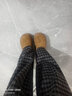 ZHR勃肯鞋女2025年新款冬加絨厚底棉鞋保暖加厚女鞋 AB173B駝色35 曬單實(shí)拍圖