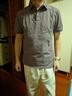 金林德伯格（J.Lindeberg）商場(chǎng)同款GOLF秋季新款防曬翻領(lǐng)T恤情侶短袖POLO衫男女52513Z024 LBG灰紫色3.0 M 曬單實(shí)拍圖