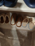 名創(chuàng  )優(yōu)品（MINISO）棉拖鞋男士秋冬新款室內居家用防滑地板拖女 深棕色 42-43 曬單實(shí)拍圖
