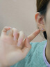 老鳳祥月兔純銀耳釘女輕奢時(shí)尚耳環(huán)耳飾中秋節紀念日禮物送女友老婆生日 仙蹤望月兔耳釘-品牌禮盒 曬單實(shí)拍圖