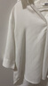 優(yōu)衣庫女裝花式半開(kāi)領(lǐng)襯衫/7分袖襯衣空調衫通勤25秋冬新款479073 00 白色 XS 曬單實(shí)拍圖