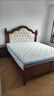 美式復古實(shí)木床1.8米主臥雙人床1.5米家用法式中古風(fēng)軟包靠背婚床 實(shí)木床【顏色備注】 1.5*2米框架結構 曬單實(shí)拍圖