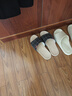 回力亞麻拖鞋男款室內居家用吸汗輕盈四季棉麻涼拖HL0080黑色42-43碼 曬單實(shí)拍圖