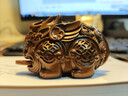 銅師傅 《吉祥貔貅》玄關(guān) 桌面 銅貔貅擺件 家居裝飾工藝品 曬單實(shí)拍圖