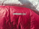 黑冰（BLACKICE）新款【G系列木乃伊式鵝絨羽絨睡袋】露營保暖抗寒成人羽絨睡袋 紅色 G1000 L碼(新標準) 曬單實拍圖