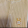 愛寶適嬰兒連體衣春秋純棉寶寶哈衣爬服新生兒衣服睡衣黃色80cm  T142 曬單實拍圖