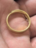 老廟黃金戒指古法磨砂素圈男女對戒足金活口訂婚三金送女友情人節禮物 男戒｜約 7.1g（現貨速發(fā) + 贈禮盒） 曬單實(shí)拍圖
