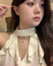 傾愛925銀項鏈女星星吊墜輕奢高級感鎖骨鏈ins風(fēng)銀飾品送女友生日禮物 曬單實拍圖