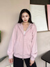 森馬（Semir）外套女搖粒絨落肩寬松慵懶氣質冬2025連帽夾克ins潮109725108005 曬單實拍圖