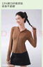 蕉下（beneunder）修身防曬衣女款外套遮陽(yáng)透氣防曬服冰絲禮物送女友 板栗咖 L 曬單實(shí)拍圖