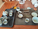 京東京造 茶具整套 功夫茶具套裝帶茶盤茶壺茶杯 天青汝窯西施壺 16件 曬單實(shí)拍圖