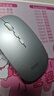 聯(lián)想（Lenovo）無(wú)線(xiàn)鼠標無(wú)線(xiàn)靜音藍牙鼠標可充電輕薄便攜筆記本電腦ipad平板安卓蘋(píng)果手機通用無(wú)線(xiàn)商務(wù)辦公鼠標 銀色-雙模版【左右靜音按鍵】 無(wú)線(xiàn)藍牙鼠標【Type-c充電/配充電線(xiàn)】 曬單實(shí)拍圖