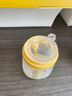 小雅象防脹氣玻璃奶瓶新生兒0-3個(gè)月嬰兒奶瓶 160ml S號奶嘴（標準款） 曬單實(shí)拍圖