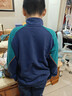 李寧童裝兒童衛衣男女大童寬松半拉鏈立領(lǐng)學(xué)院風(fēng)運動(dòng)上衣160YWDV431-1 曬單實(shí)拍圖