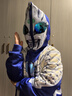 ULTRAMAN奧特曼衣服賽羅加絨加厚保暖套裝男童秋冬款蜘蛛俠萬(wàn)圣節兒童棉服 【賽羅】加絨護鏡套裝 130 cm 曬單實(shí)拍圖