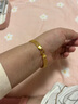 周生生黃金足金手鏈女款簡(jiǎn)約素圈手飾89873B計價(jià)18厘米12.15克 曬單實(shí)拍圖