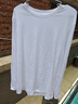 京東京造【10A抗菌T】長(cháng)袖t恤男衛衣打底衫衣服白小T男裝 白色 M 曬單實(shí)拍圖