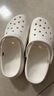crocs卡駱馳厚底云朵洞洞鞋|206750 白色-100 39(250mm) 曬單實(shí)拍圖