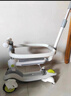 babycare六合一兒童全能滑板車(chē)1-3-6歲小孩寶寶代步車(chē)寶寶車(chē)遛娃神器 【六合一可拆卸圍欄款】辛德白 曬單實(shí)拍圖