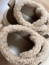 回力君加絨保暖鞋子女冬季新款潮松糕厚底魔術(shù)貼棉鞋女百搭一腳蹬豆豆鞋 卡其色 加絨 37 曬單實(shí)拍圖