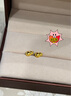 潮宏基 福祿葫蘆足金耳飾5G黃金耳釘新中式生日禮物 計價(jià) 一對款（贈硅膠耳堵） 1.15克 曬單實(shí)拍圖