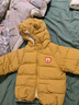 兒童加絨棉服嬰兒外穿衣服寶寶加厚防風(fēng)棉衣男女童裝秋冬季夾棉襖 黃色 內有加絨 90 曬單實(shí)拍圖