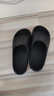 樸西香蕉船情侶涼拖鞋女浴室不易滑室內居家四季拖鞋男 黑色 42-43 曬單實(shí)拍圖