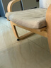 宜家（IKEA）POANG波昂低背扶手椅單人沙發(fā)椅復古閱讀躺椅小戶(hù)型客廳 天然色/米色/凱托 曬單實(shí)拍圖