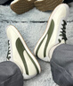 彪馬（PUMA）【復古跑鞋】薄底鞋T頭鞋男女休閑阿甘鞋TURINO 362167 米白色-軍綠色-金色-18 42 曬單實(shí)拍圖