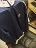 ADIDAS TECHFIT阿迪達斯三葉草運動(dòng)衛衣男女同款立領(lǐng)刺繡三條杠潮牌休閑夾克外套 藍色 L 建議115-135斤 曬單實(shí)拍圖