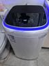 智潔小天使全自動(dòng)母嬰波輪洗衣機 小型家用嬰幼兒寶寶 孕婦內衣褲迷你洗烘洗衣機 高溫煮洗烘干機 除菌除螨 5.6kg【高溫煮洗+強力熱烘干+殺菌除螨】黑 專(zhuān)利無(wú)孔免污內筒（省水40%） 曬單實(shí)拍圖