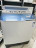 美的（Midea）洗衣機半自動(dòng)雙桶 MP12S166 12公斤大容量 一級能效 雙缸雙桶洗衣機 以舊換新 家電國家補貼20% 曬單實(shí)拍圖